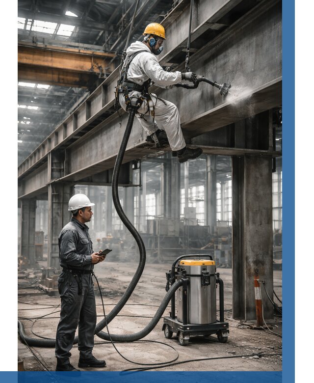 Обеспыливание конструкций в цехе в Златоусте от 4330 р. | ВЫСОТНИК-Злт