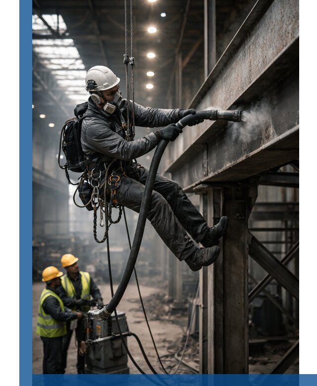 Обеспыливание конструкций в цехах промышленного производства в Златоусте