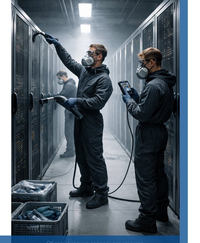 Обеспыливание серверной комнаты в Златоусте от 4640 р. | ВЫСОТНИК-Злт