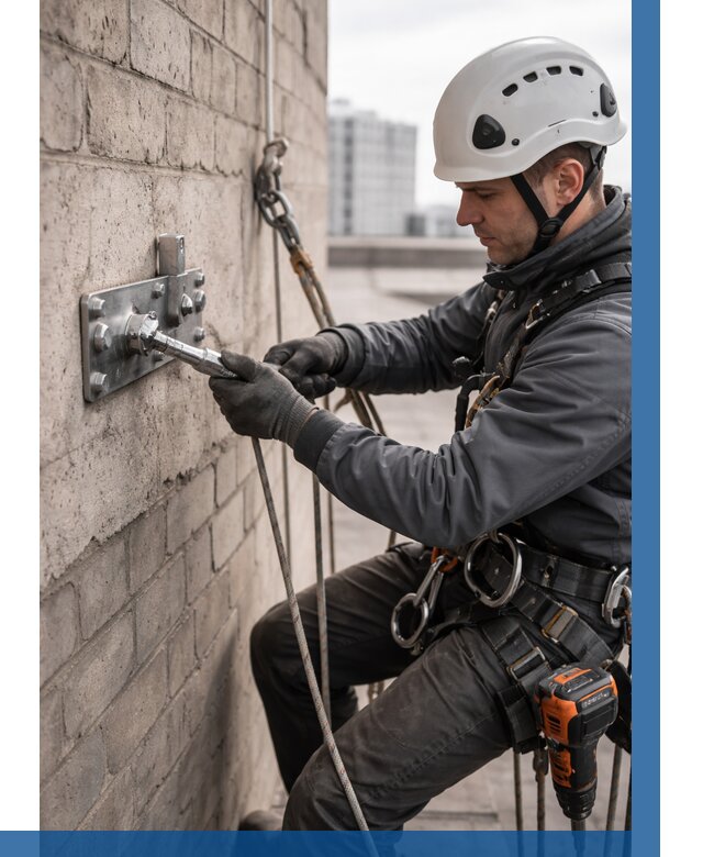 Установка анкерных точек в Златоусте от 3609 р. | ВЫСОТНИК-Злт